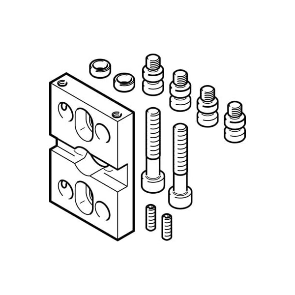 Festo Adapter Kit DHAA-G-Q5-25-E-B11-25 DHAA-G-Q5-25-E-B11-25 - main